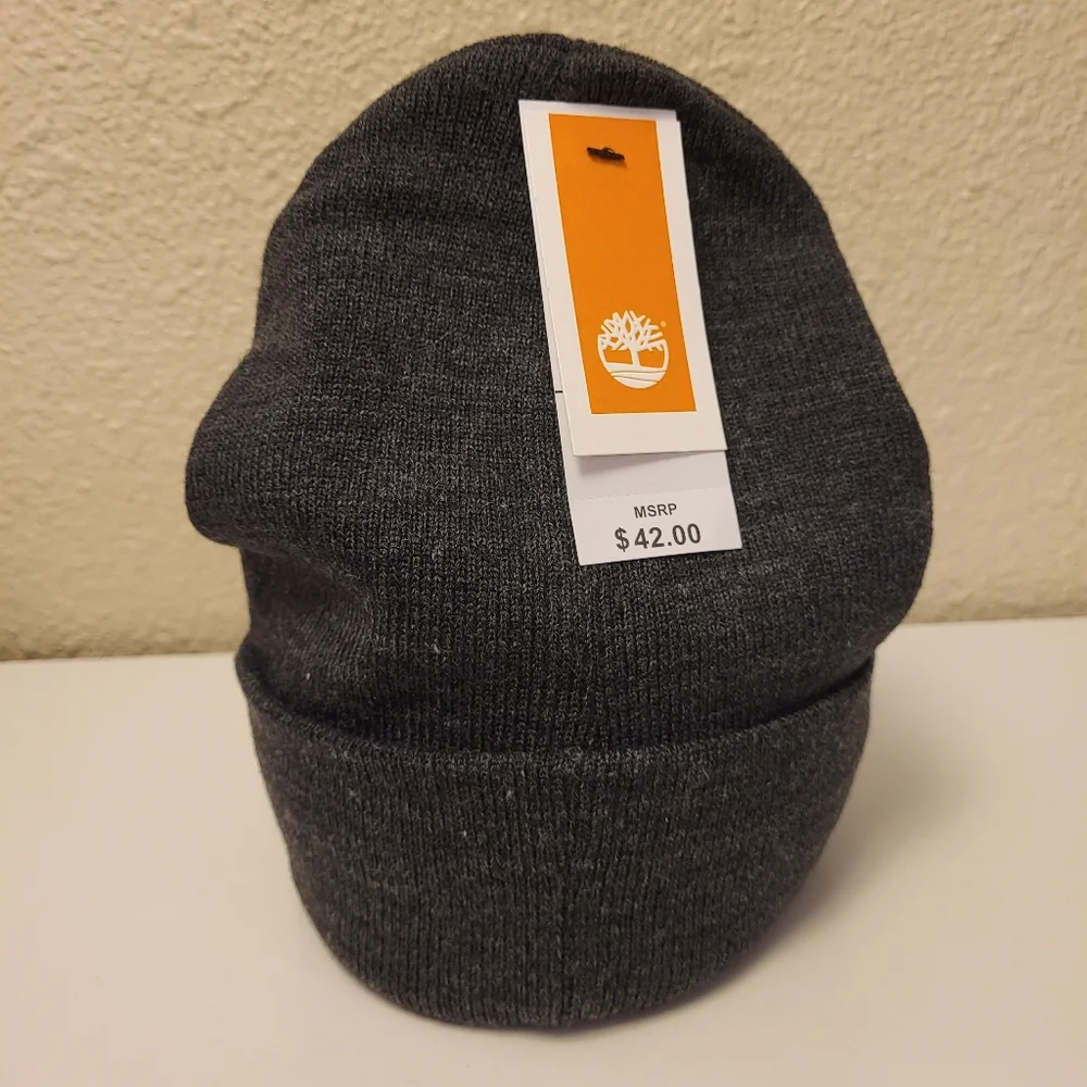 NWT Timberland Gray Knit Beanie